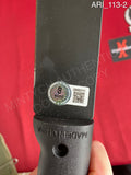 ARI_113 - Black Steel 18" Machete Autographed By Ari Lehman