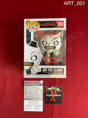 ART_001 - Terrifier 1590 Art The Clown Funko Pop! Autographed By Mike Giannelli