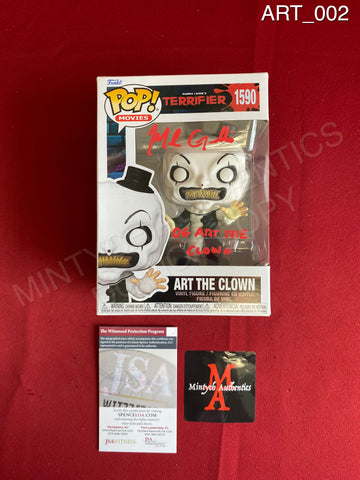 ART_002 - Terrifier 1590 Art The Clown Funko Pop! Autographed By Mike Giannelli
