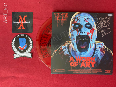 ART_501 - A Work Of Art Ice Nine Kills Record 7" Vinyl Record Autographed By David Howard Thornton