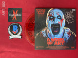 ART_502 - A Work Of Art Ice Nine Kills Record 7" Vinyl Record Autographed By David Howard Thornton