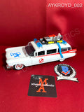 AYKROYD_002 - 1:24 Jada Toys Ghostbuster Ecto 2 Diecast Car Autographed By Dan Aykroyd