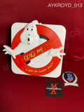 AYKROYD_013 - Numskull Ghostbusters Wall Lamp Sign Autographed By Dan Aykroyd
