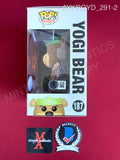 AYKROYD_291 - Yogi Bear 187 FLOCKED Funko Pop! Autographed By Dan Aykroyd