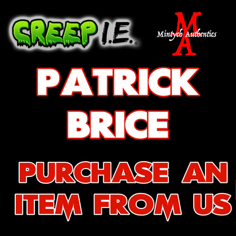 Patrick Brice - Creep I.E. PURCHASE FROM MA Autograph Preorder
