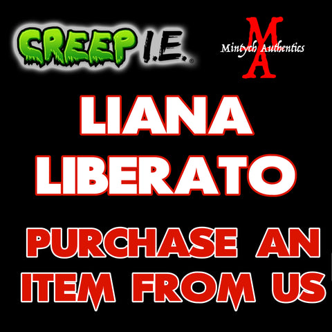 Liana Liberato - Creep I.E. PURCHASE FROM MA Autograph Preorder