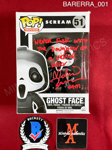 BARERRA_001 - Pop! Movies Scream 51 Ghost Face Funko Pop! Autographed By Melissa Barrera