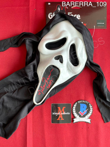 BARERRA_109 - Ghost Face Fun World Mask Autographed By Melissa Barrera
