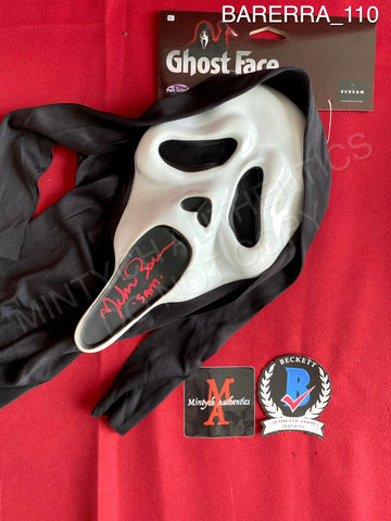 BARERRA_110 - Ghost Face Fun World Mask Autographed By Melissa Barrera