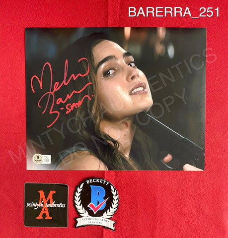 BARERRA_251 - 8x10 Photo Autographed By Melissa Barrera