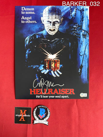 BARKER_032 - 11x14 Photo Autographed By Clive Barker