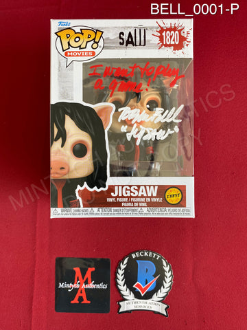 BELL_0001-P - Saw 1820 Jigsaw CHASE Funko Pop! Autographed By Tobin Bell