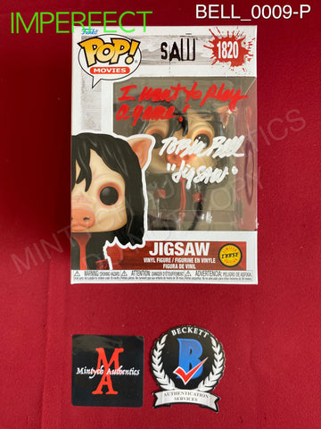 BELL_0009-P - Saw 1820 Jigsaw CHASE Funko Pop! (IMPERFECT) Autographed By Tobin Bell