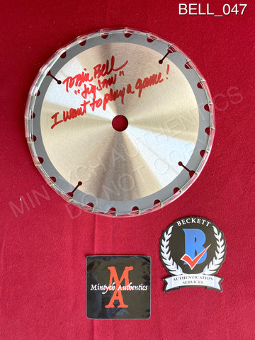BELL_047 - Real 7" Steel Saw Blade Autographed By Tobin Bell