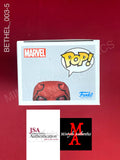 BETHEL_003 - Daredevil 1543 Daredevil Funko Pop! Autographed By Wilson Bethel