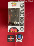 BISHARA_001 - Insidious 1639 Red Faced Demon Funko Pop! Autographed By Joseph Bishara