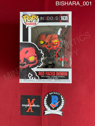 BISHARA_001 - Insidious 1639 Red Faced Demon Funko Pop! Autographed By Joseph Bishara