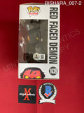 BISHARA_007 - Insidious 1639 Red Faced Demon Funko Pop! Autographed By Joseph Bishara