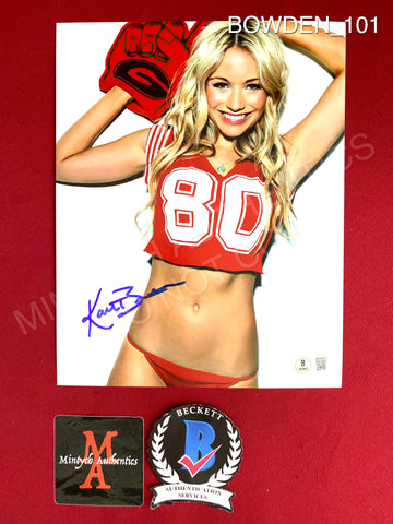 BOWDEN_101 - 8x10 Photo Autographed By Katrina Bowden