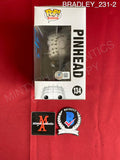 BRADLEY_231 - Pop! Movies Hellraiser III 134 Pinhead Funko Pop! Autographed By Doug Bradley