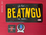 BRECK_001 - Jeepers Creepers BEATNGU License Plate Autographed By Jonathan Breck