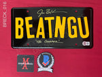 BRECK_016 - Jeepers Creepers BEATNGU License Plate Autographed By Jonathan Breck