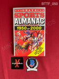 BTTF_050 - Universal Back To The Future Prop Replica Greys Sports Almanac Book Autographed By Michael J. Fox & Christopher Lloyd