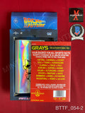 BTTF_054 - Universal Back To The Future Prop Replica Greys Sports Almanac Book Autographed By Michael J. Fox & Christopher Lloyd