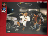 BTTF_301 - 16x20 Photo Autographed By Michael J. Fox & Christopher Lloyd