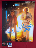 BTTF_305 - 16x20 Photo Autographed By Michael J. Fox & Christopher Lloyd