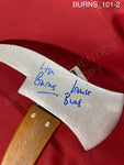 BURNS_101 - Officially Licensed The Shining Plastic Axe Autographed By Lisa & Louise Burns