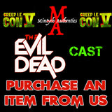 Creep IE EVIL DEAD CAST Autograph Preorder - Purchase From Mintych
