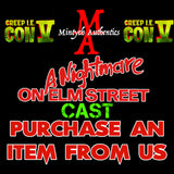 Creep IE NIGHTMARE ON ELM STREET Autograph Preorder - Purchase From Mintych