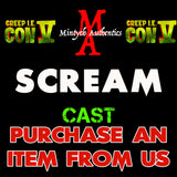 Creep IE SCREAM CAST Autograph Preorder - Purchase From Mintych