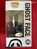 CAMP_102 - Ghost Face 2002 Scream Funko Pop! Autographed By Anna Camp