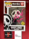 CAMP_112 - Ghost Face 1607 Scream Funko Pop! Autographed By Anna Camp