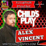 Alex Vincent Creep I.E. Autograph Preorder - Send In My Own Item