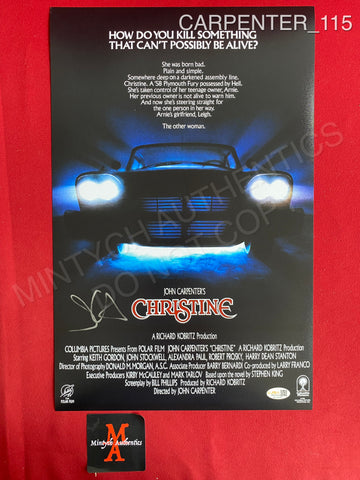 Christine- Keith Gordan / John Carpenter Horror Autographs