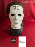 CASTLE_016 - Michael Myers Trick Or Treat Studios Mask Autographed By Nick Castle