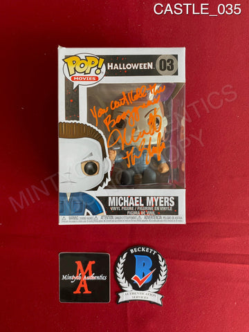 CASTLE_035 - Halloween 03 Michael Myers Funko Pop! Autographed By Nick CastleÊ