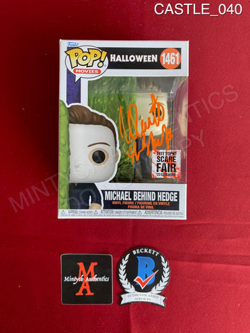 CASTLE_040 - Halloween 1461 Michael Behind Hedge Hot Topic Scare Fair '23 Exclusive Funko Pop! Autographed By Nick CastleÊ