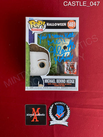 CASTLE_047 - Halloween 1461 Michael Behind Hedge Hot Topic Scare Fair '23 Exclusive Funko Pop! Autographed By Nick CastleÊ