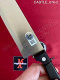 CASTLE_076 - Real 8" Steel Knife Autographed By Nick CastleÊ