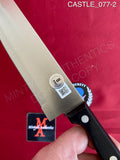 CASTLE_077 - Real 8" Steel Knife Autographed By Nick Castle