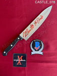 CASTLE_078 - Real 8" Steel Knife Autographed By Nick Castle
