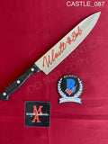 CASTLE_087 - Real 8" Steel Knife Autographed By Nick Castle