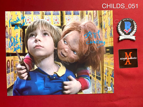 CHILDS_051 - 11x14 Photo Autographed By Brad Dourif & Alex Vincent
