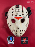 CJ_001 - Jason Voorhees Part 6 13X Studios Friday the 13th Mask Autographed By CJ Graham