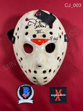 CJ_003 - Jason Voorhees Part 6 13X Studios Friday the 13th Mask Autographed By CJ Graham
