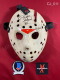 CJ_011 - Jason Voorhees Part 6 13X Studios Friday the 13th Mask Autographed By CJ Graham